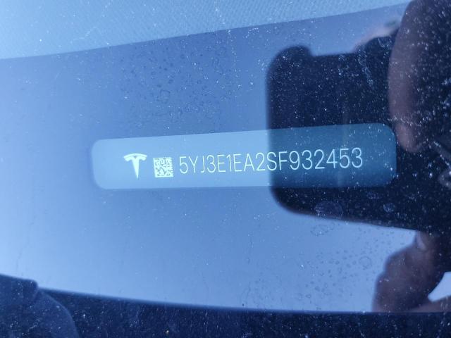 2025 TESLA MODEL 3 - 5YJ3E1EA2SF932453