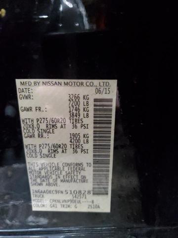 2015 NISSAN TITAN S - 1N6AA0EC9FN510828