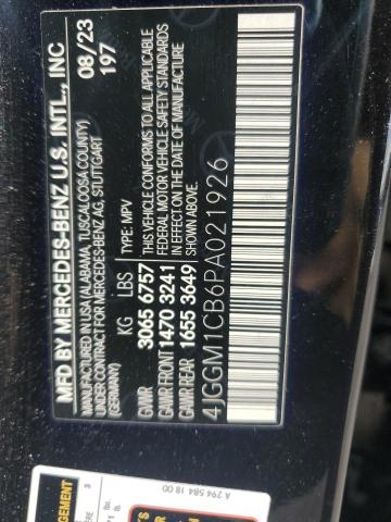 2023 MERCEDES-BENZ EQE SUV 35 - 4JGGM1CB6PA021926