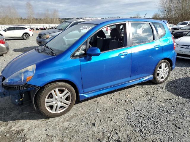 HONDA FIT SPORT 2008 blue  gas JHMGD38668S048811 photo #1