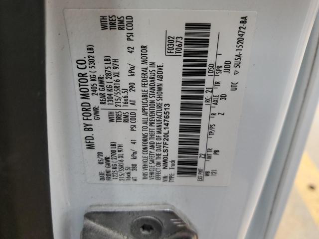 2020 FORD TRANSIT CO - NM0LS7F20L1476513