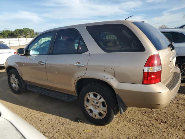 ACURA MDX 2002 tan  gas 2HNYD18262H524295 photo #3