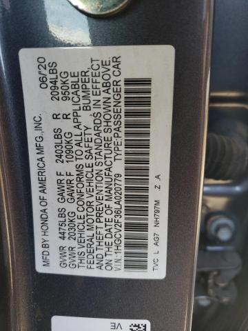 2020 HONDA ACCORD SPO 1HGCV2F36LA020779