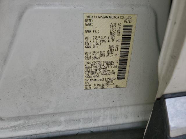2015 NISSAN MURANO S - 5N1AZ2MG1FN217867