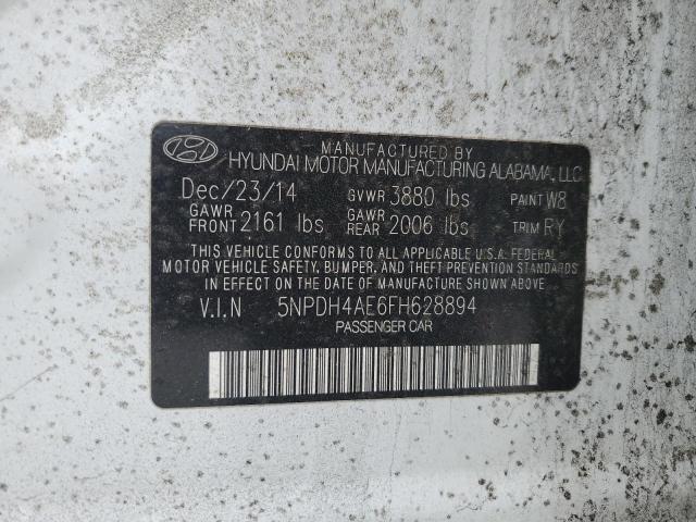 2015 HYUNDAI ELANTRA SE - 5NPDH4AE6FH628894