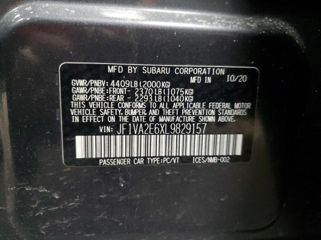 2020 SUBARU WRX STI JF1VA2E6XL9829157