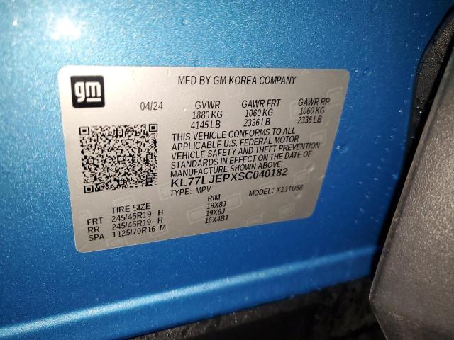 2025 CHEVROLET TRAX 2RS KL77LJEPXSC040182