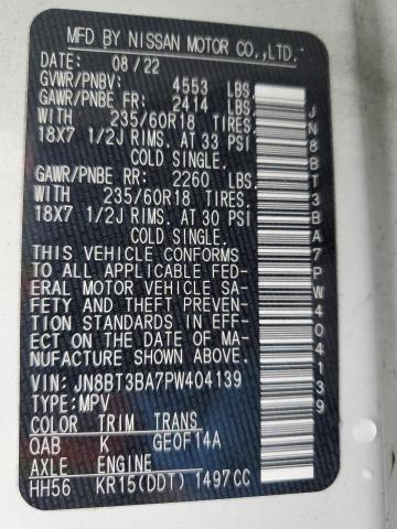 2023 NISSAN ROGUE SV - JN8BT3BA7PW404139