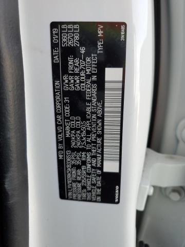 2019 VOLVO XC60 T5 LYV102RK5KB336513