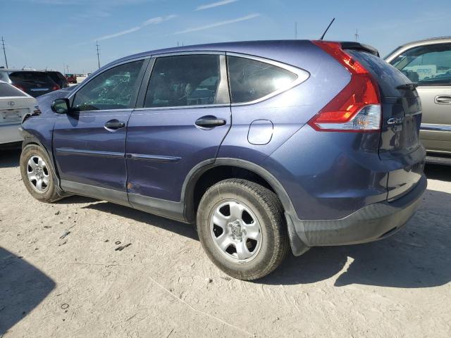 HONDA CR-V LX 2013 blue  gas 3CZRM3H32DG701419 photo #3
