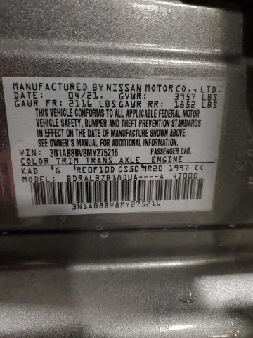 2021 NISSAN SENTRA S - 3N1AB8BV8MY275216