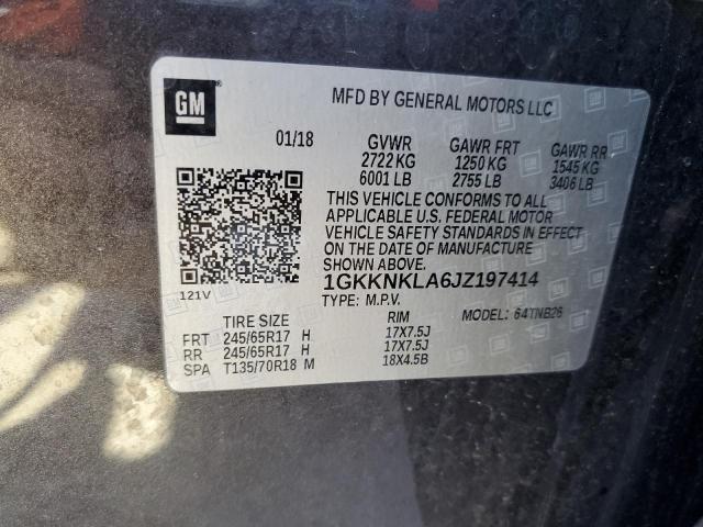 2018 GMC ACADIA SLE - 1GKKNKLA6JZ197414