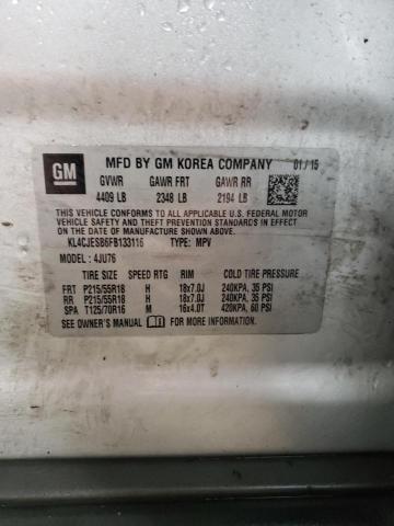 2015 BUICK ENCORE - KL4CJESB6FB133116