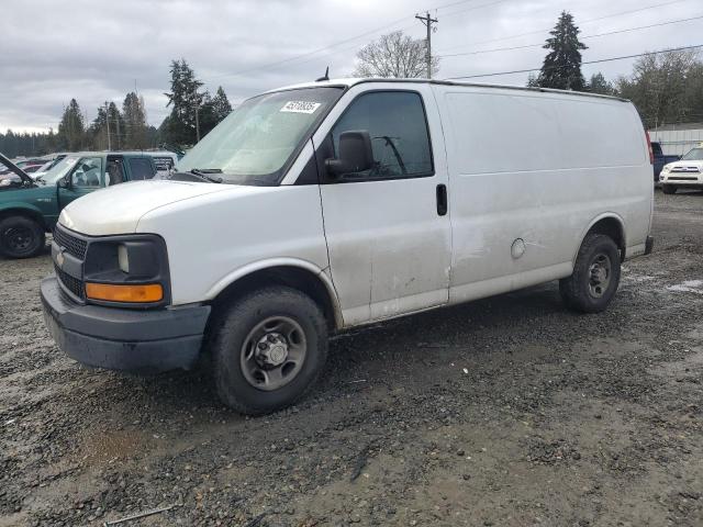 CHEVROLET EXPRESS G2 2014 white  flexible fuel 1GCWGFFA0E1164455 photo #1