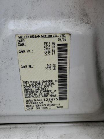 2017 NISSAN ALTIMA 2.5 - 1N4AL3AP4HC128475