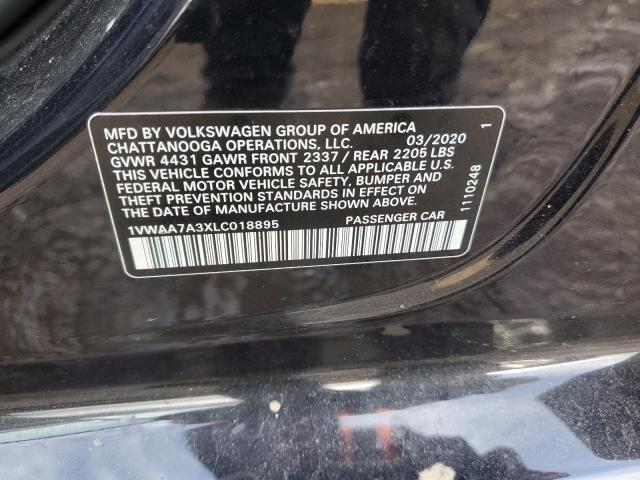 2020 VOLKSWAGEN PASSAT S - 1VWAA7A3XLC018895