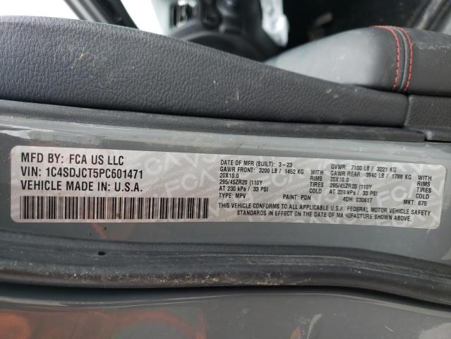 2023 DODGE DURANGO R/ - 1C4SDJCT5PC601471