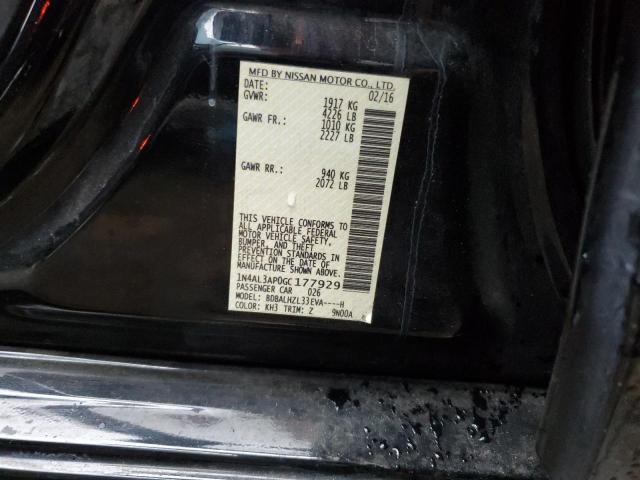 2016 NISSAN ALTIMA 2.5 - 1N4AL3AP0GC177929
