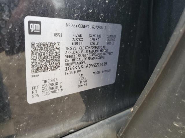 2021 GMC ACADIA SLE - 1GKKNKLA9MZ215439