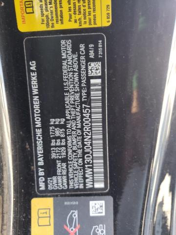 2022 MINI COOPER SE WMW13DJ04N2R00457