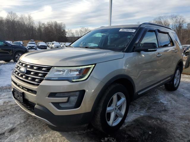 FORD EXPLORER X 2017 beige 4dr spor gas 1FM5K8D89HGB00417 photo #1