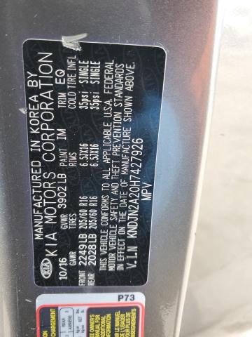 2017 KIA SOUL - KNDJN2A20H7427926