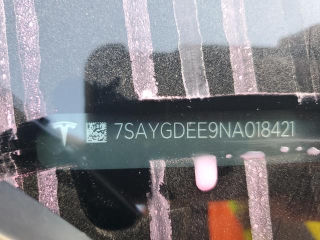 2022 TESLA MODEL Y - 7SAYGDEE9NA018421