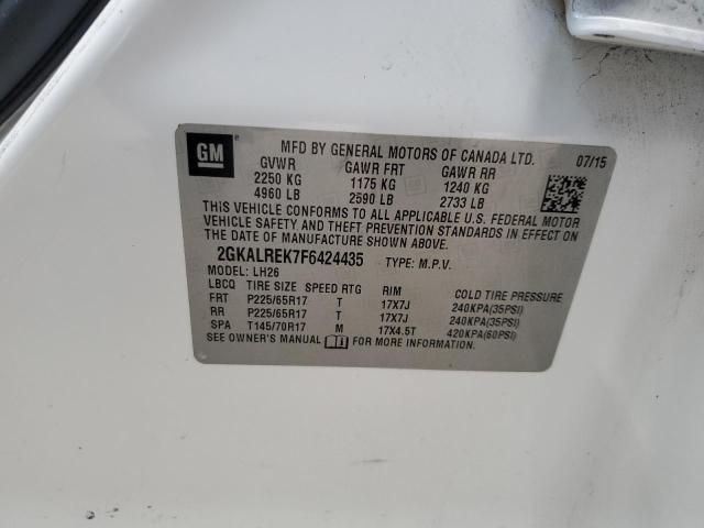 2015 GMC TERRAIN SL - 2GKALREK7F6424435
