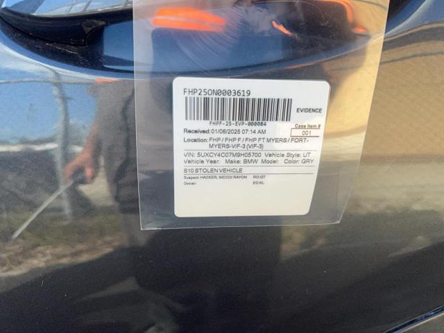 2021 BMW X6 SDRIVE 5UXCY4C07M9H05700