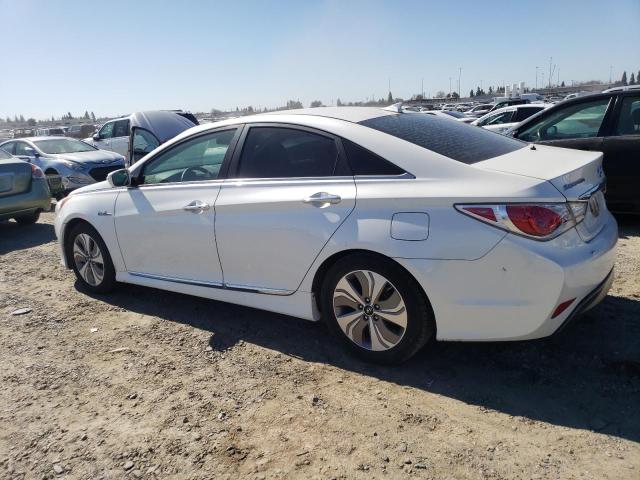 HYUNDAI SONATA HYB 2013 white sedan 4d hybrid engine KMHEC4A44DA087385 photo #3