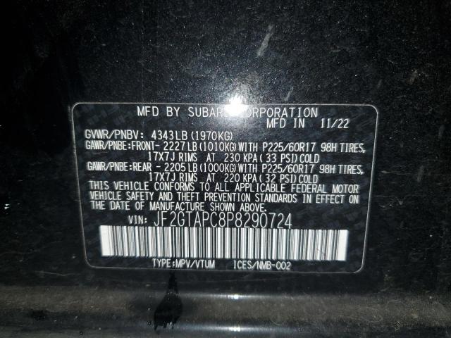 2023 SUBARU CROSSTREK - JF2GTAPC8P8290724