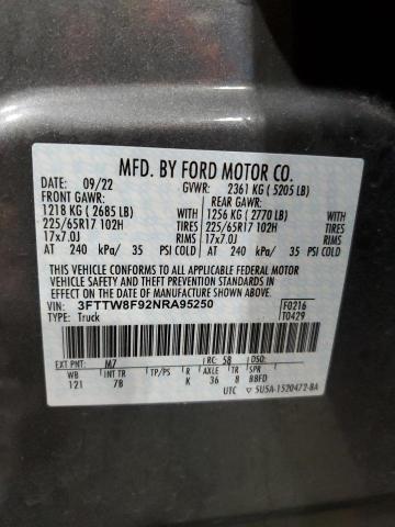 2022 FORD MAVERICK X - 3FTTW8F92NRA95250
