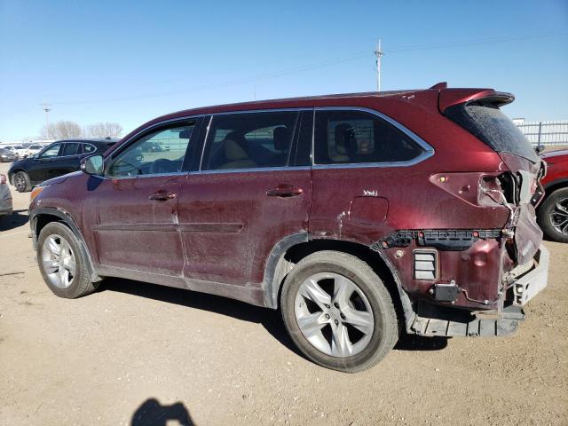 Vin: 5tddkrfh8fs098018, lot: 46747685, toyota highlander limited 20152