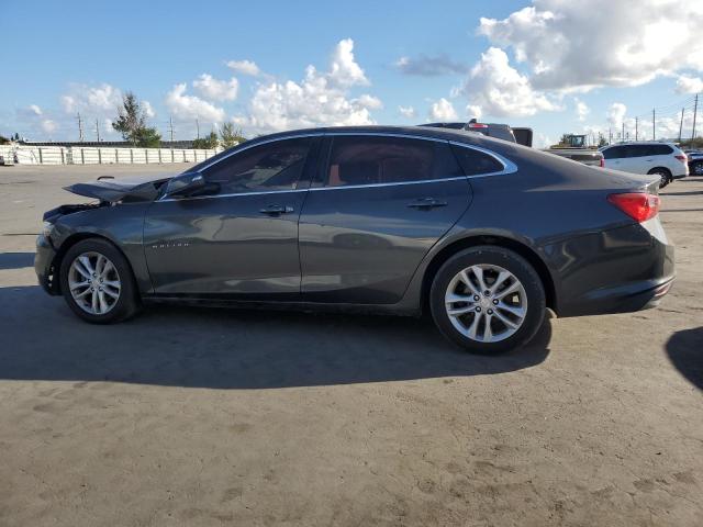 CHEVROLET MALIBU LT 2017 gray sedan 4d gas 1G1ZE5ST7HF111711 photo #3