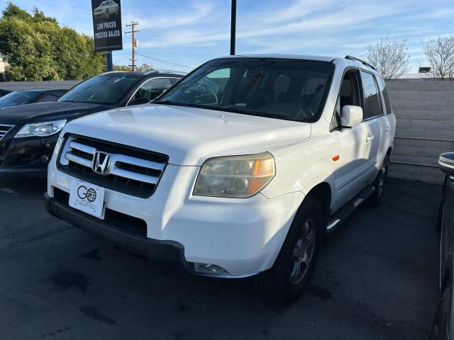 HONDA PILOT EX 2006 white 4dr spor gas 2HKYF186X6H534487 photo #3