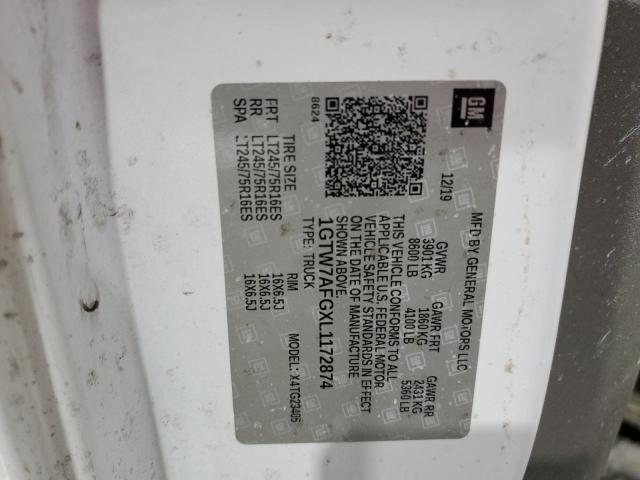 2020 GMC SAVANA G25 1GTW7AFGXL1172874