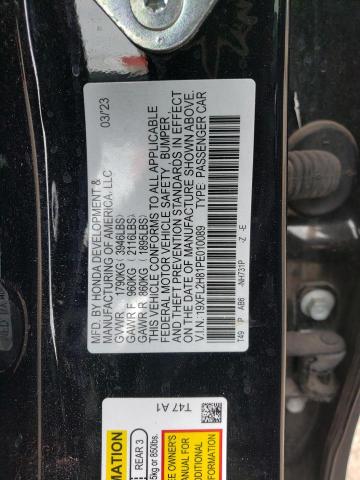2023 HONDA CIVIC SPOR - 19XFL2H81PE010089