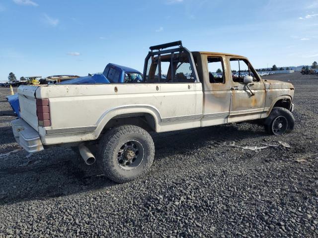 FORD F250 1986 white  diesel 1FTHX261XGKB48732 photo #4