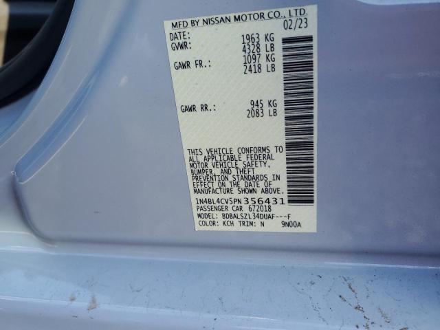 2023 NISSAN ALTIMA SR - 1N4BL4CV5PN356431
