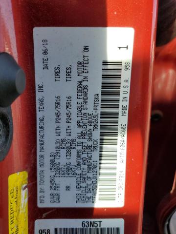 2018 TOYOTA TACOMA DOU - 5TFAX5GN3JX127011