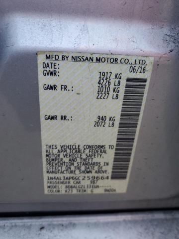 2016 NISSAN ALTIMA 2.5 - 1N4AL3AP6GC259664