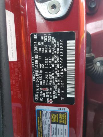 2016 KIA SORENTO LX - 5XYPGDA59GG131850