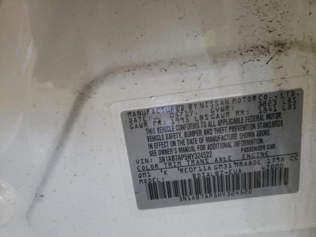 2017 NISSAN SENTRA S - 3N1AB7AP5HY324522