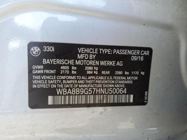2017 BMW 330 I - WBA8B9G57HNU50064