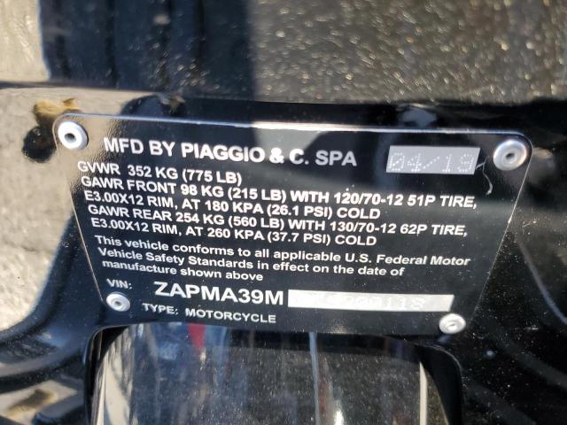2020 VESPA GTS 300 ZAPMA39M8L5200118
