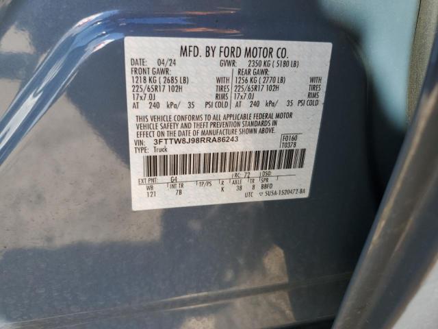 2024 FORD MAVERICK X - 3FTTW8J98RRA86243