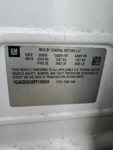 2015 BUICK LACROSSE P - 1G4GD5G38FF143604