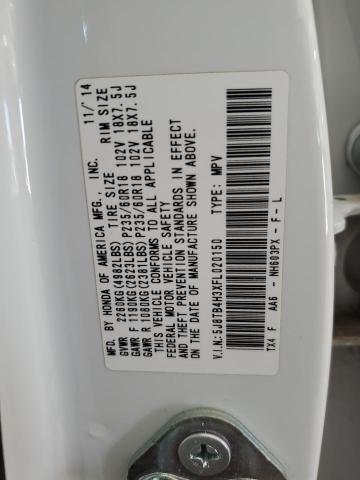 2015 ACURA RDX - 5J8TB4H3XFL020150