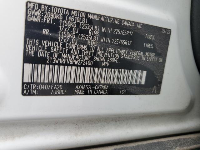 2023 TOYOTA RAV4 XLE - 2T3W1RFV8PW272400