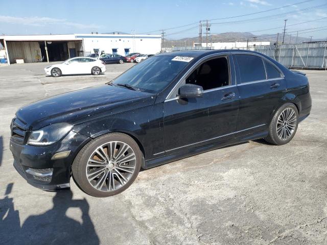 MERCEDES-BENZ C 250 2014 black  gas WDDGF4HB1EA966472 photo #1